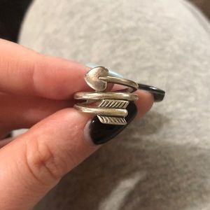 Arrow & Heart James Avery ring